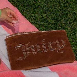 Stoney Clover Lane x Juicy Couture Embroidered Flat Pouch